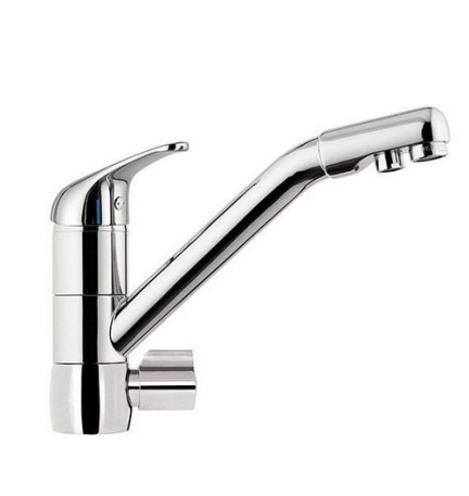 MISCELATORE LAVELLO A 3 VIE D'INGRESSO CON BOCCA GIREVOLE EPIC Cromo