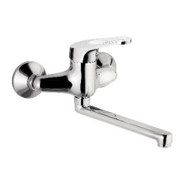 MISCELATORE MONOCOMANDO LAVELLO A MURO LINEA EPIC 3 Cromo