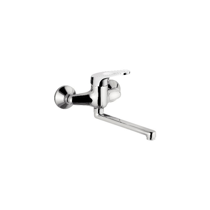 MISCELATORE MONOCOMANDO LAVELLO A MURO LINEA EPIC 3 Cromo