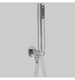 KIT TONDO PRESA + DOCCETTA + LACCIO - Cromo