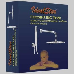 SET DOCCIA CROMO TONDO - dm 200