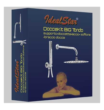 SET DOCCIA CROMO TONDO - dm 250