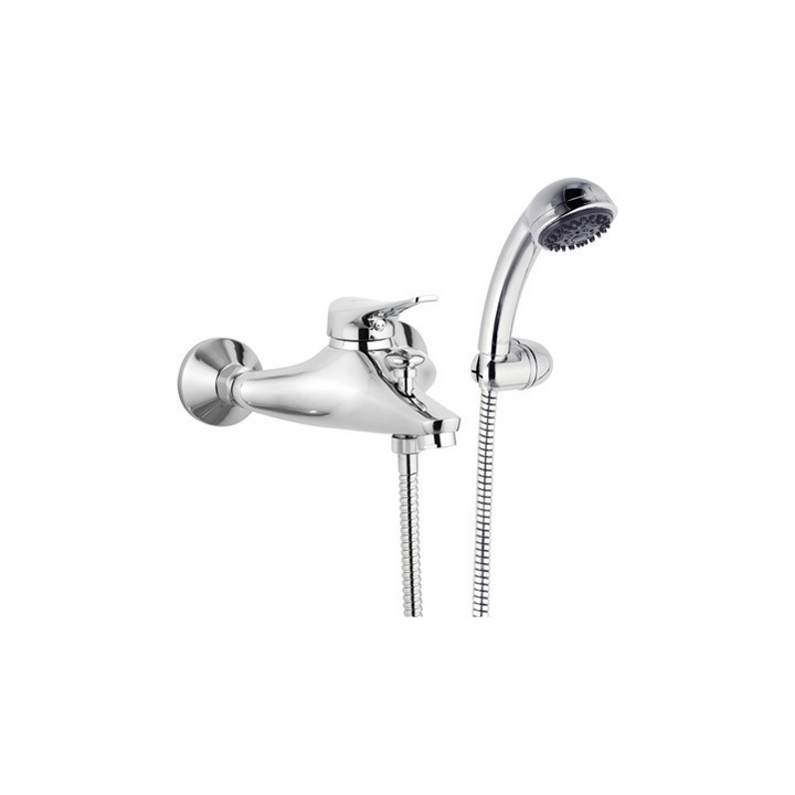 MISCELATORE MONOCOMANDO VASCA CON ACCESSORI LINEA MAXIMA Cromo