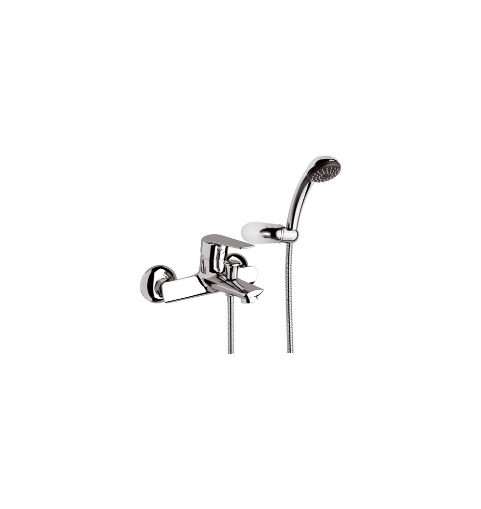 MONOCOMANDO VASCA ESTERNA CON ACCESSORI LINEA ESSENZA Cromo