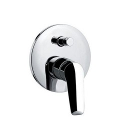 MONOCOMANDO INCASSO DOCCIA CON DEVIATORE LINEA ESSENZA Cromo