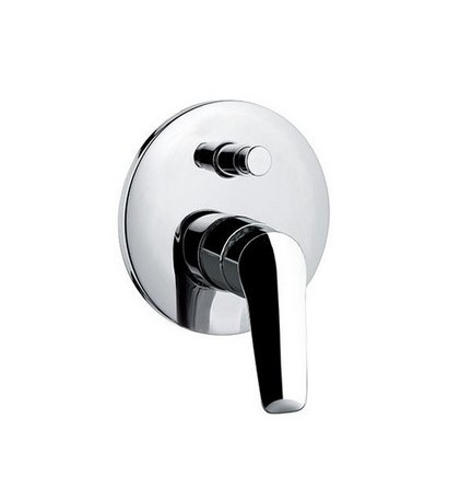 MONOCOMANDO INCASSO DOCCIA CON DEVIATORE LINEA ESSENZA Cromo