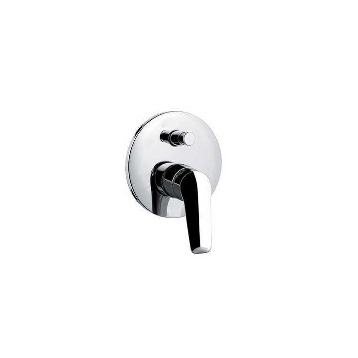 MONOCOMANDO INCASSO DOCCIA CON DEVIATORE LINEA ESSENZA Cromo