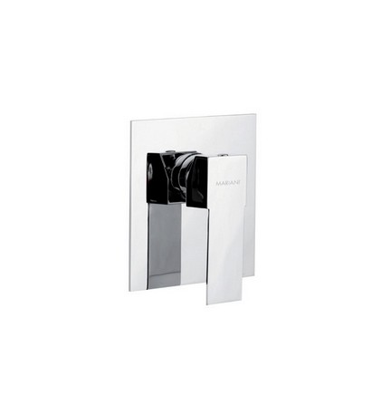 MISCELATORE MONOCOMANDO INCASSO DOCCIA LINEA POLAR Cromo
