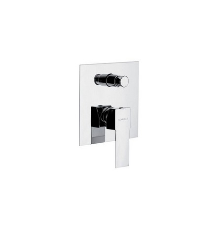 MISCELATORE MONOC. INCASSO DOCCIA C/DEVIATORE LINEA POLAR Cromo