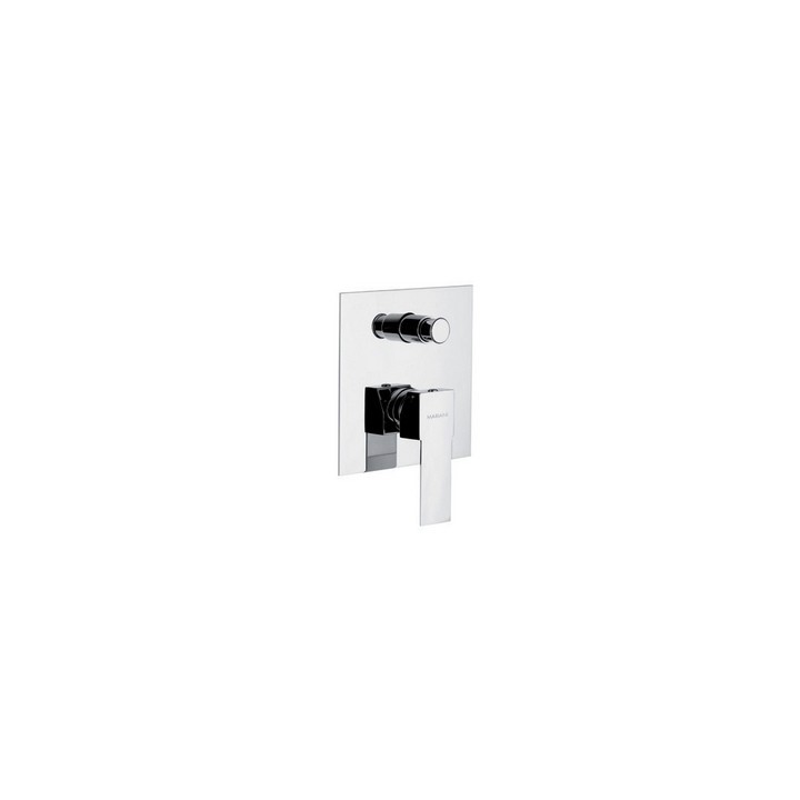 MISCELATORE MONOC. INCASSO DOCCIA C/DEVIATORE LINEA POLAR Cromo