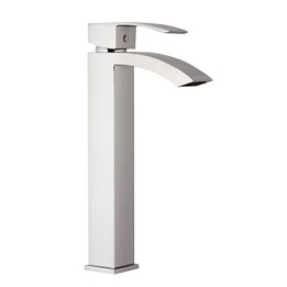 MISCELATORE MONOCOMANDO LAVABO ALTO LINEA MARTE Cromo