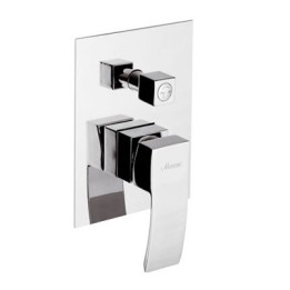 MONOCOMANDO INCASSO DOCCIA CON DEVIATORE LINEA MARTE Cromo