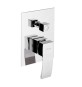 MONOCOMANDO INCASSO DOCCIA CON DEVIATORE LINEA MARTE Cromo