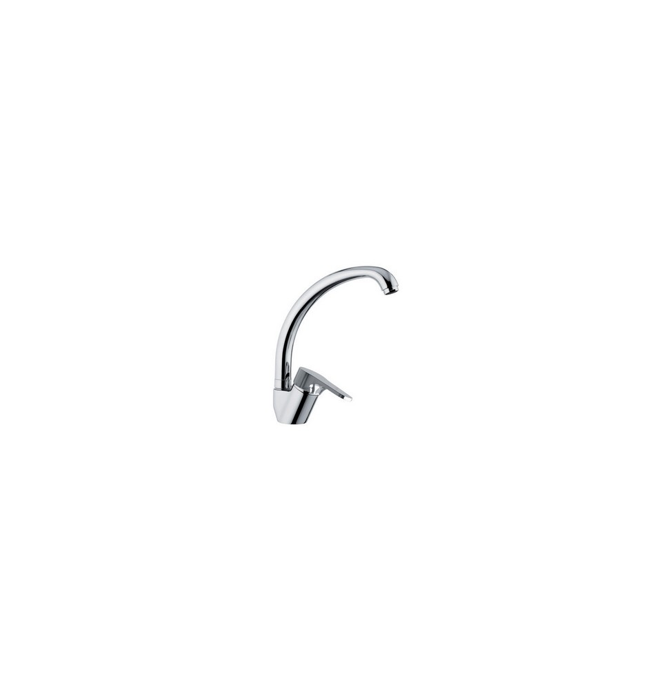 MISCELATORE MONOCOMANDO LAVELLO BOCCA ALTA LINEA SURF Cromo