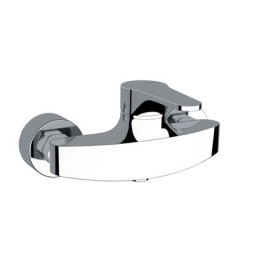 MISCELATORE MONOC. ESTERNO DOCCIA SENZA ACCESSORI LINEA SURF Cromo