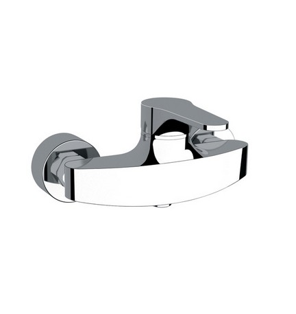 MISCELATORE MONOC. ESTERNO DOCCIA SENZA ACCESSORI LINEA SURF Cromo