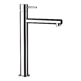 MISCELATORE MONOCOMANDO LAVABO ALTO LINEA ULTRAMINIMAL Cromo