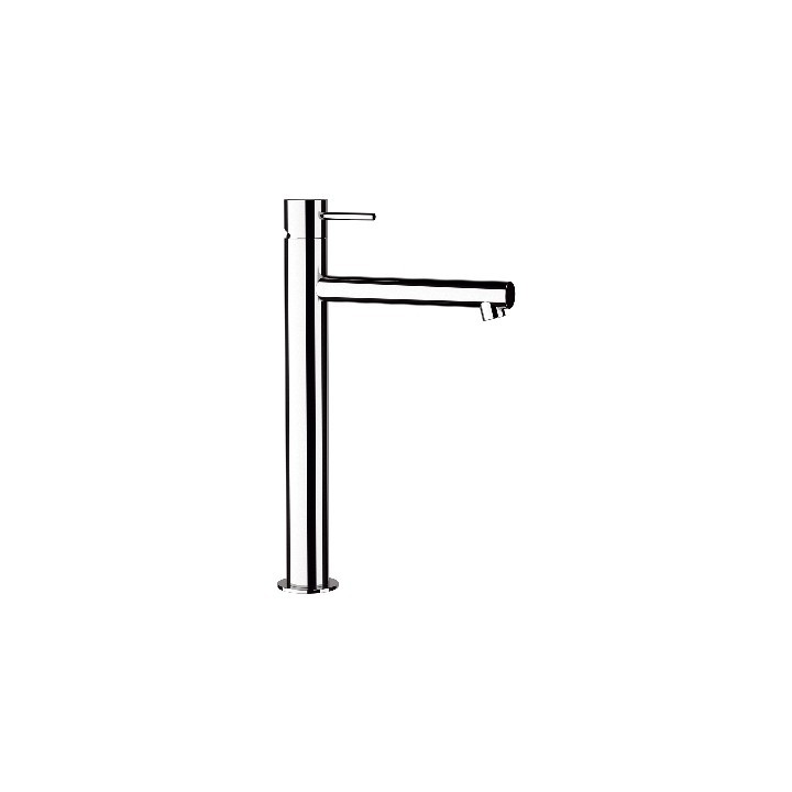 MISCELATORE MONOCOMANDO LAVABO ALTO LINEA ULTRAMINIMAL Cromo