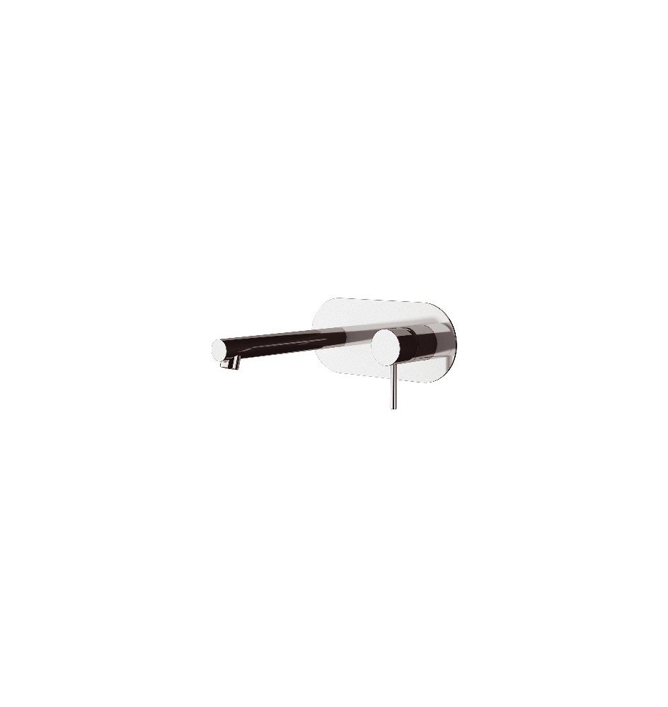 MISCELATORE MONOCOMANDO LAVABO AD INCASSO ULTRAMINIMAL Cromo