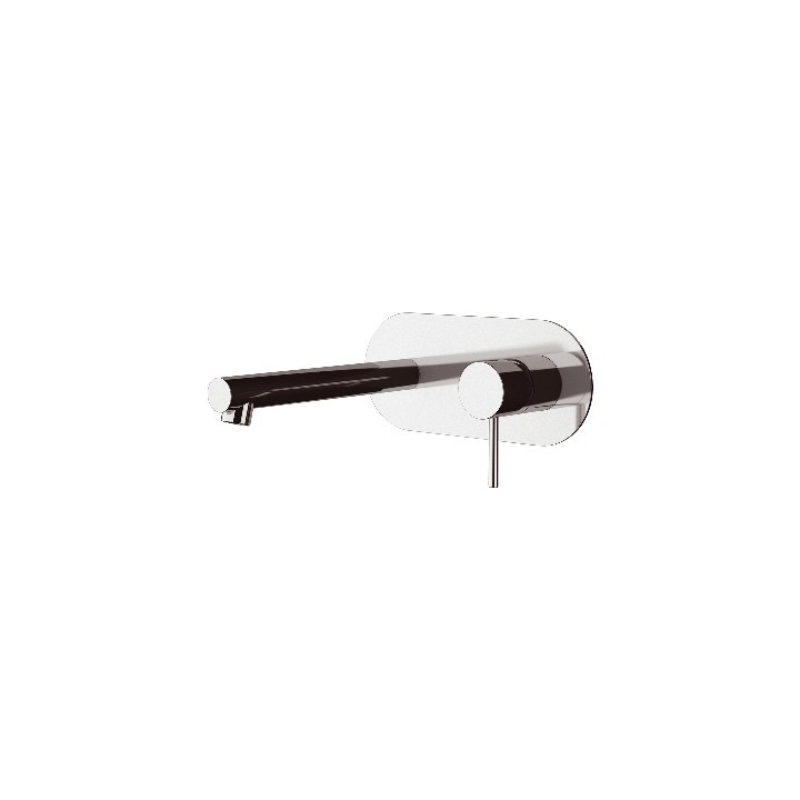 MISCELATORE MONOCOMANDO LAVABO AD INCASSO ULTRAMINIMAL Cromo