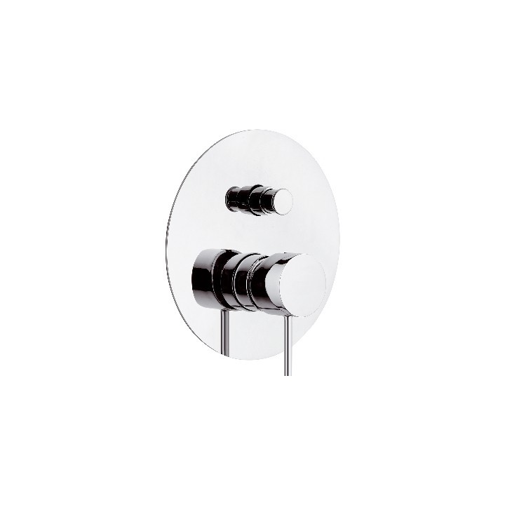 MONOCOMANDO INCASSO DOCCIA C/DEVIATORE LINEA ULTRAMINIMAL Cromo