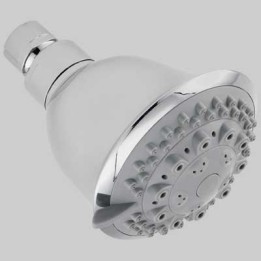 SOFFIONE DOCCIA AUGUSTO IN ABS 5 GETTI - Cromato