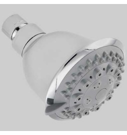 SOFFIONE DOCCIA AUGUSTO IN ABS 5 GETTI - Cromato