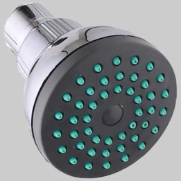 SOFFIONE DOCCIA POSILLIPO IN ABS 1 GETTO - Cromato