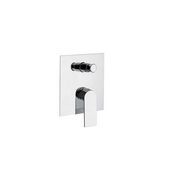MONOCOMANDO INCASSO DOCCIA CON DEVIATORE LINEA AVENUE Cromo