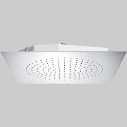 SOFFIONE DOCCIA DA INCASSO A SOFFITTO "SUPER-MIRROR" - 500 x 500 x 2 mm