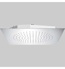 SOFFIONE DOCCIA DA INCASSO A SOFFITTO "SUPER-MIRROR" - 500 x 500 x 2 mm