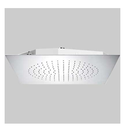 SOFFIONE DOCCIA DA INCASSO A SOFFITTO "SUPER-MIRROR" - 500 x 500 x 2 mm