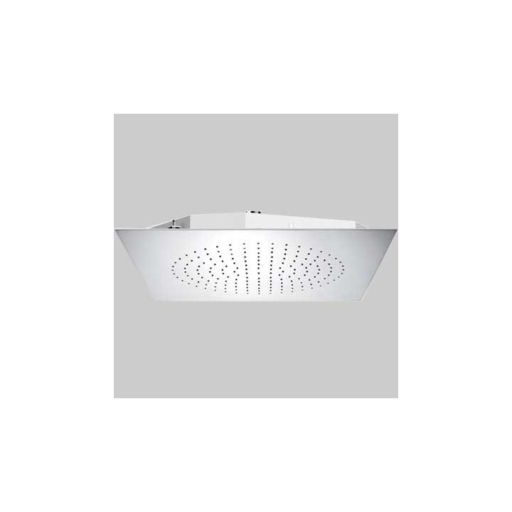 SOFFIONE DOCCIA DA INCASSO A SOFFITTO "SUPER-MIRROR" - 500 x 500 x 2 mm