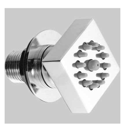 IDROGETTO SNODATO QUADRO - Ottone Cromato