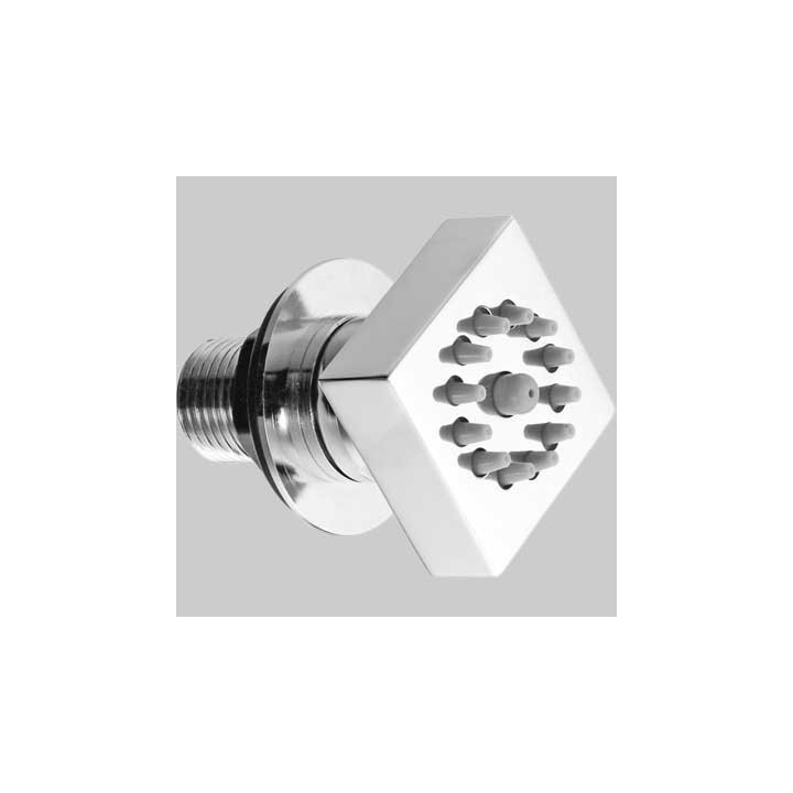 IDROGETTO SNODATO QUADRO - Ottone Cromato