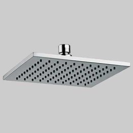 SOFFIONE DOCCIA SATURNO OTTONE CROMATO - 1/2 - 250x250 mm