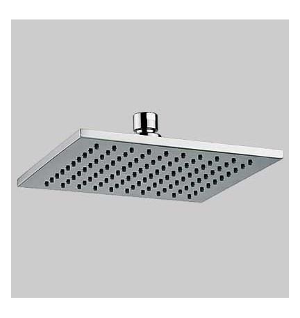 SOFFIONE DOCCIA SATURNO OTTONE CROMATO - 1/2 - 250x250 mm