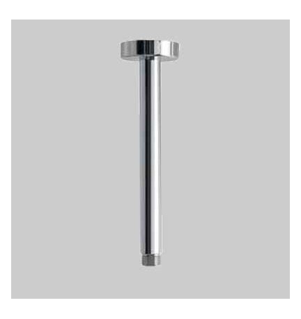 BRACCIO DOCCIA VERTICALE TONDO - 1/2 cm 30 in Ottone