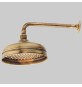 BRACCIO DOCCIA CON SOFFIONE IN OTTONE 'BRONZATO' - 1/2 30 cm Dm 16