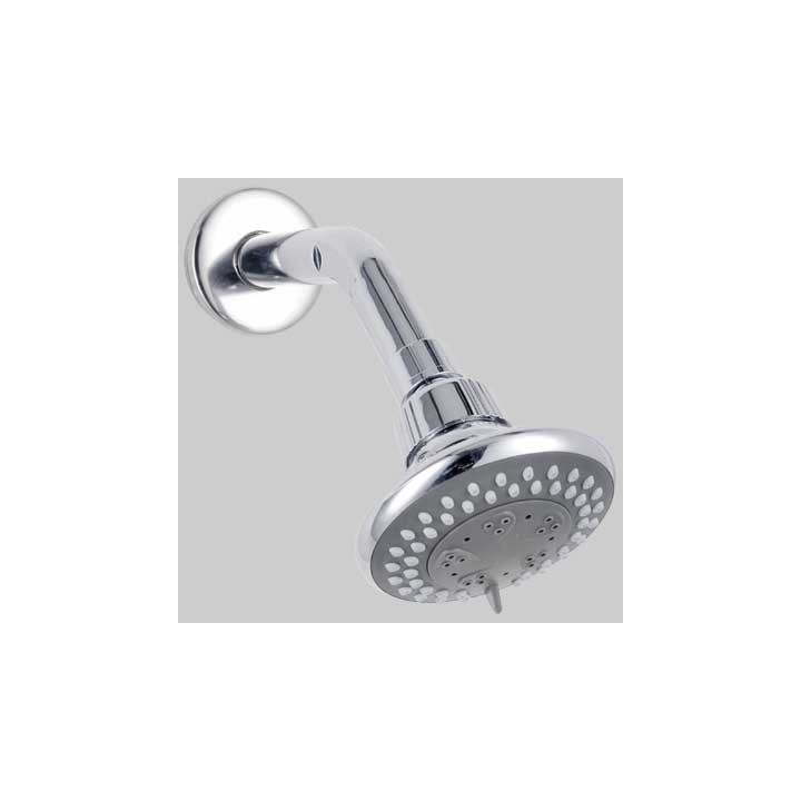 BRACCIO DOCCIA ALPINO CON SOFFIONE IN ABS 3 GETTI - 1/2