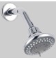 BRACCIO DOCCIA ALPINO CON SOFFIONE IN ABS 3 GETTI - 1/2