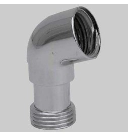 CURVA PER DOCCIA PVC CROMATA - 1/2