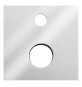 PLACCA PER MISC. INCASSO CON DEVIATORE POLAR NOSTRO ART. 272-P045 -