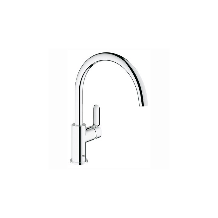 MONOCOMANDO PER LAVELLO CON BOCCA GIREVOLE BAUEDGE Cromo
