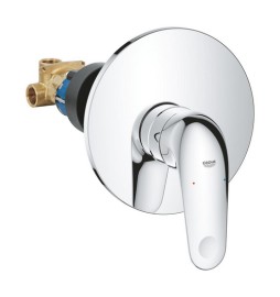 MISCELATORE MONOCOMANDO DOCCIA INCASSO EUROECO Cromo 2023