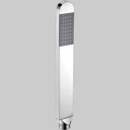 DOCCETTA RETTANGOLARE IN OTTONE "GIADA" 1 GETTO - 30x10 mm - Cromo
