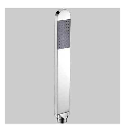 DOCCETTA RETTANGOLARE IN OTTONE "GIADA" 1 GETTO - 30x10 mm - Cromo