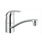 MONOCOMANDO PER LAVELLO CON BOCCA GIREVOLE EUROECO Cromo