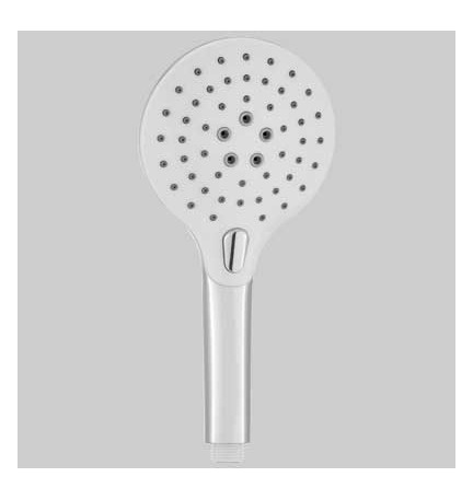 DOCCETTA BUTTON TIPO LUSSO ANTICALCARE 3 GETTI - Cromata