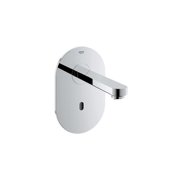 RUBINETTO ELETTRONICO PER LAVABO A CORRENTE AD INCASSO EUROECO Cromo